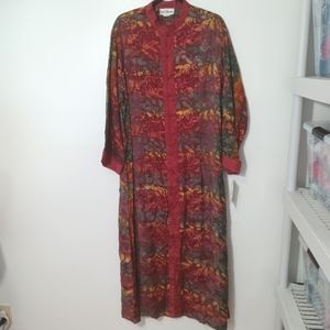 Vintage NWT Red's Threads Indonesian Robe 2X